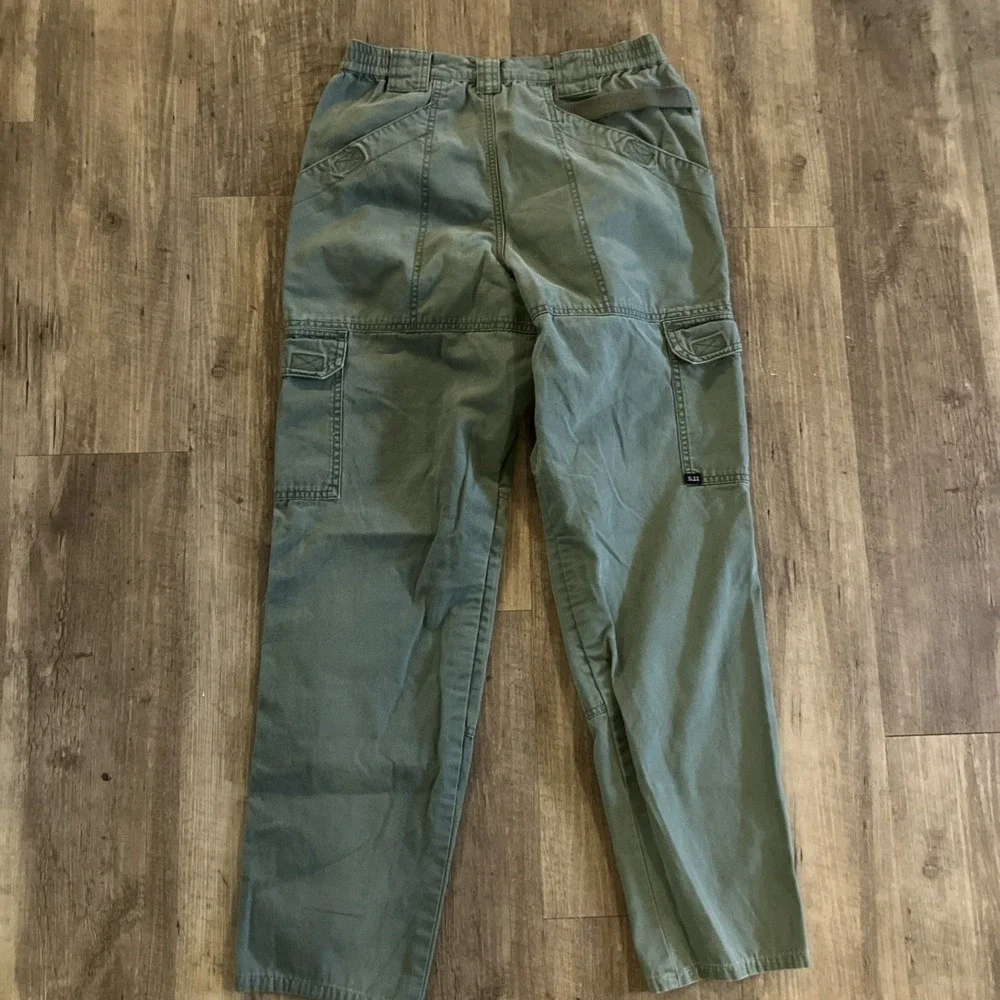 511 Tactical Cargo Pants Mens 30x34 Canvas Straight Fit Outdoor Elastic Waist